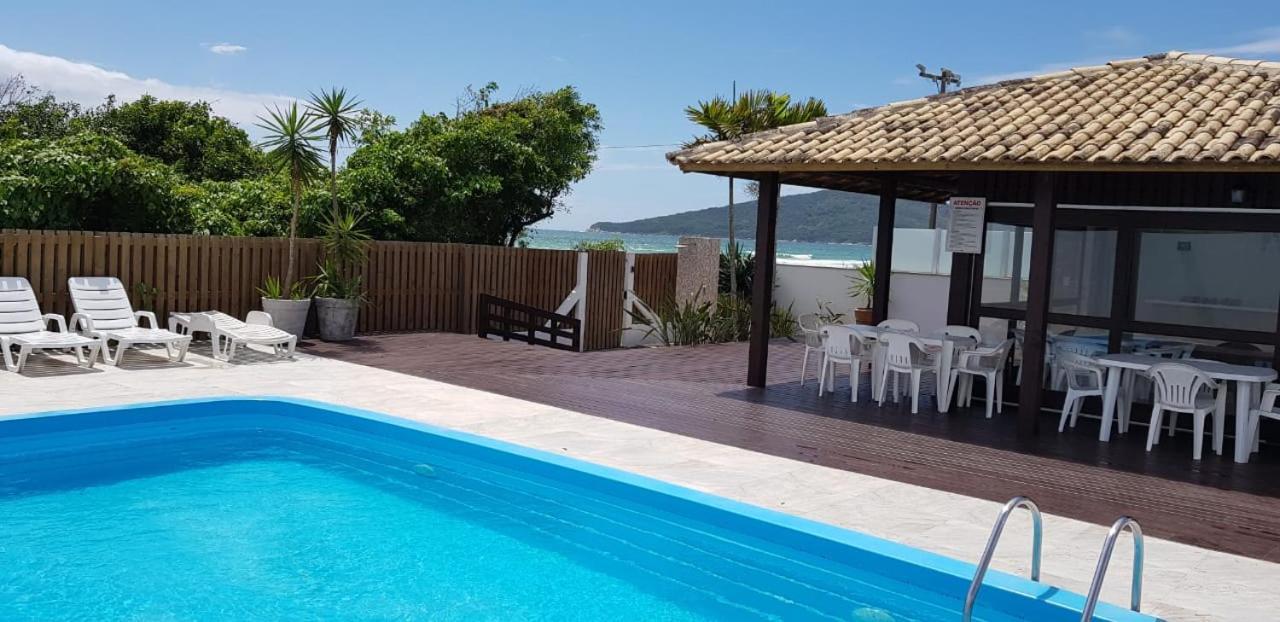 Apartamento Ilha Dos Patos Ingleses Na Beira Do Mar ฟลอเรียนอโปลิส ภายนอก รูปภาพ